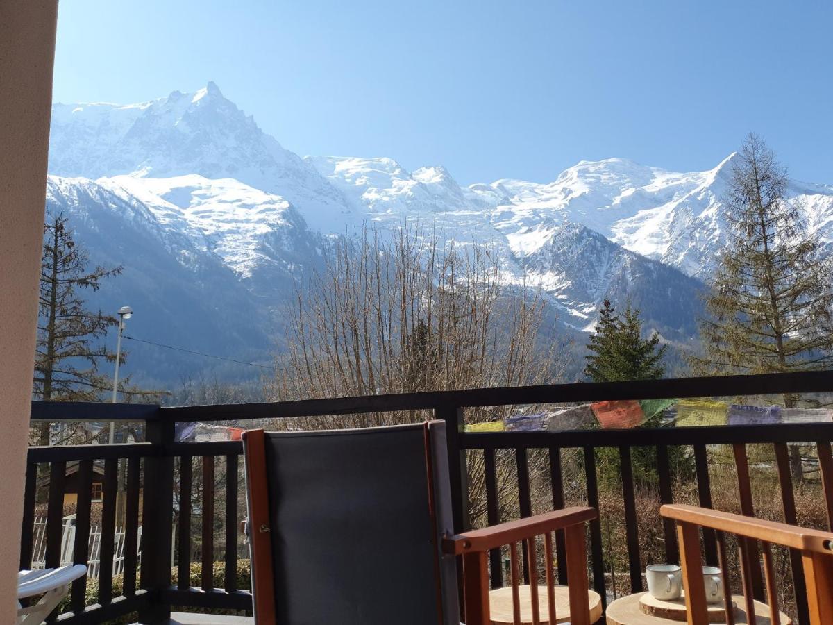"Chalet Bobo" Cosy & Magnifique Vue Chx Sud Chamonix Bagian luar foto