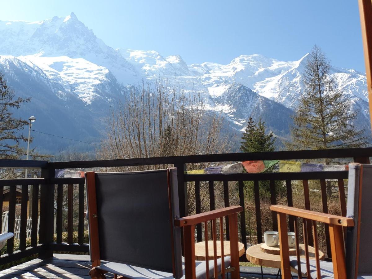 "Chalet Bobo" Cosy & Magnifique Vue Chx Sud Chamonix Bagian luar foto