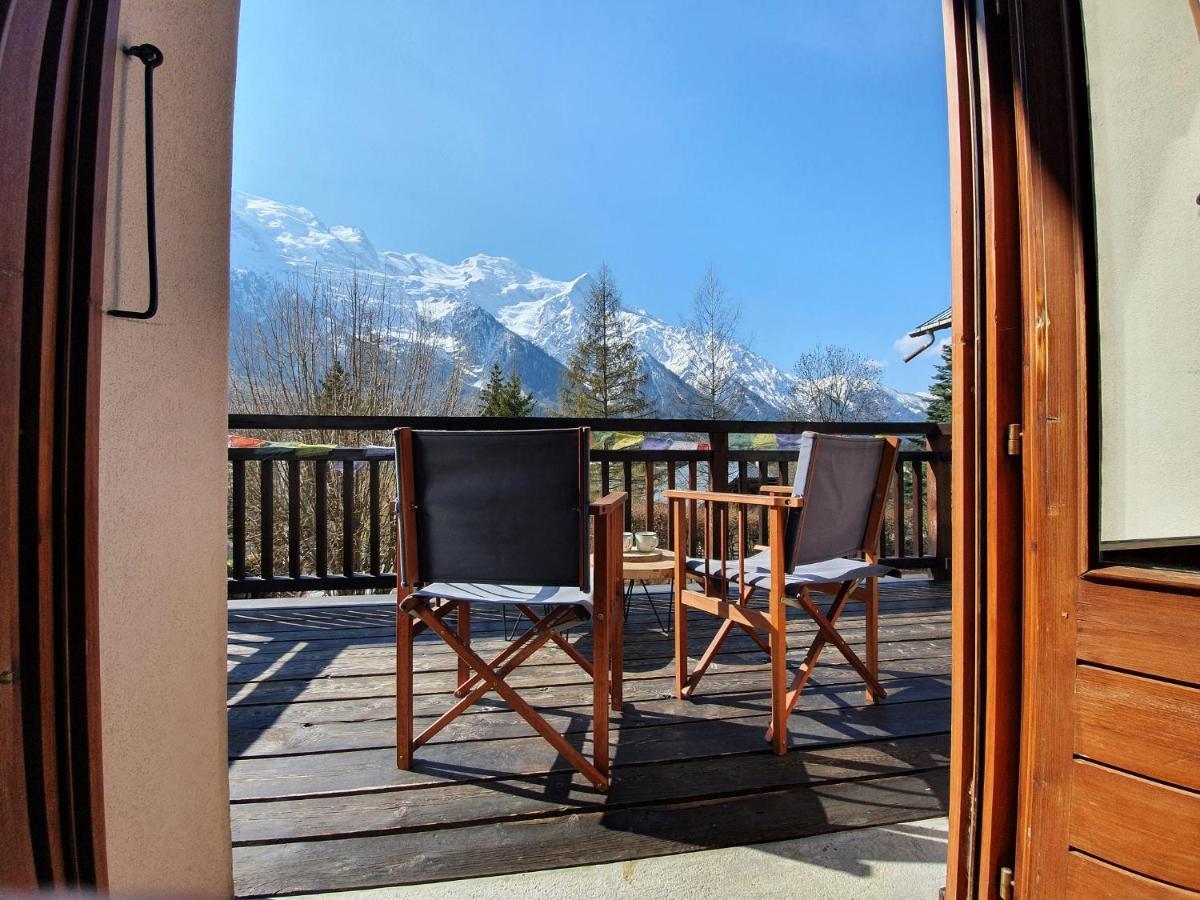 "Chalet Bobo" Cosy & Magnifique Vue Chx Sud Chamonix Bagian luar foto